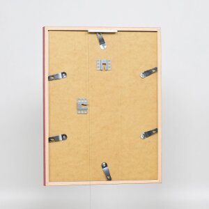 Effect Holzrahmen Profil 35 rot 50x60 cm mit Normalglas und Abstandshalter