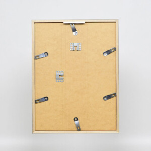 Эффектная деревянная рамка профиль 35 синий 50x60 см обычное стекло + разделитель