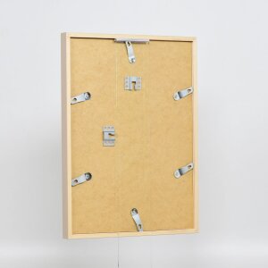 Effect Holzrahmen Profil 35 hellbraun 50x60 cm mit Normalglas und Abstandshalter