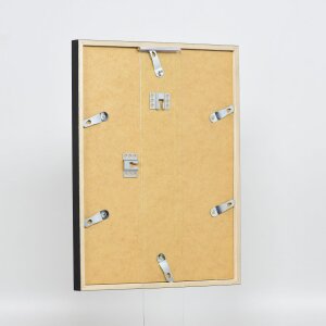 Effect Holzrahmen Profil 35 schwarz 50x60 cm Normalglas Abstandshalter