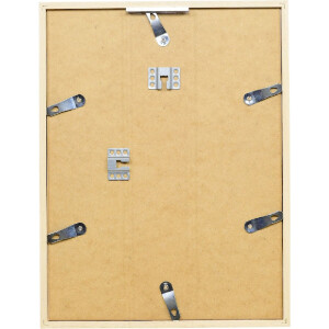 Эффектная деревянная рамка профиль 35 белый 50x60 см обычное стекло + разделитель