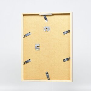 Effect Holzrahmen Profil 35 hellbraun 50x60 cm Museumsglas