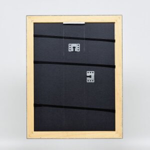 Effect Holzrahmen Profil 94 silber 50x60 cm mit Museumsglas