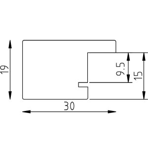 Effect Bilderrahmen 2311 antikgold 60x90 cm Antireflexglas