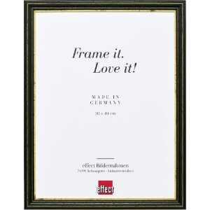 Effect Holzrahmen Profil 21 grün 62x93 cm Museumsglas
