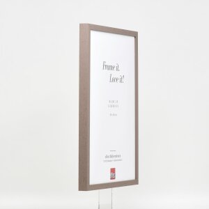 Effect Holzrahmen Profil 35 braun 7x10 cm Antireflexglas