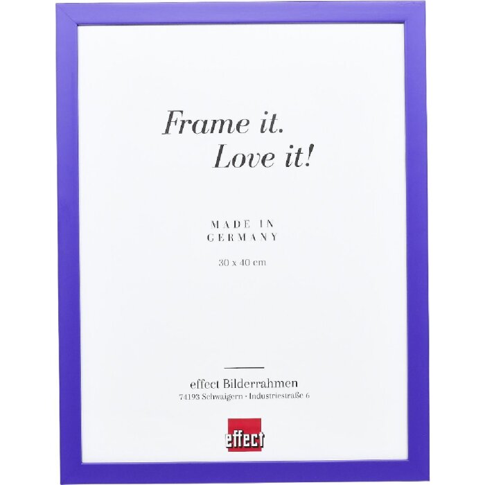 Деревянная рамка Top Cube 7x10 см фиолетовое антибликовое стекло