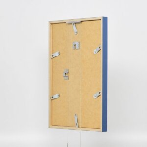 Effect Holzrahmen Profil 35 blau 7x10 cm mit Normalglas und Abstandshalter