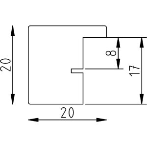 Деревянный каркас Top Cube 70x70 см золотое акриловое стекло