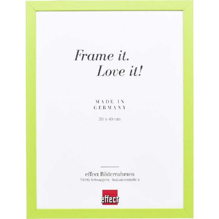 Деревянная рама Top Cube 9x13 см зеленое акриловое стекло