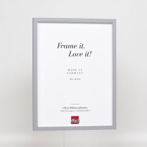 Effect Holzrahmen Profil 35 hellgrau 9x13 cm Normalglas Abstandshalter