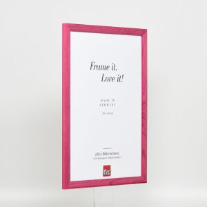 Эффектная деревянная рамка профиль 89 фиолетовый 9x13 см акриловое стекло