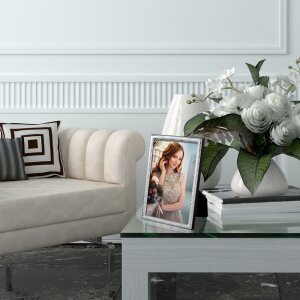 ZEP Hochglanz-Rahmen Erice 13x18 Zentimeter silber