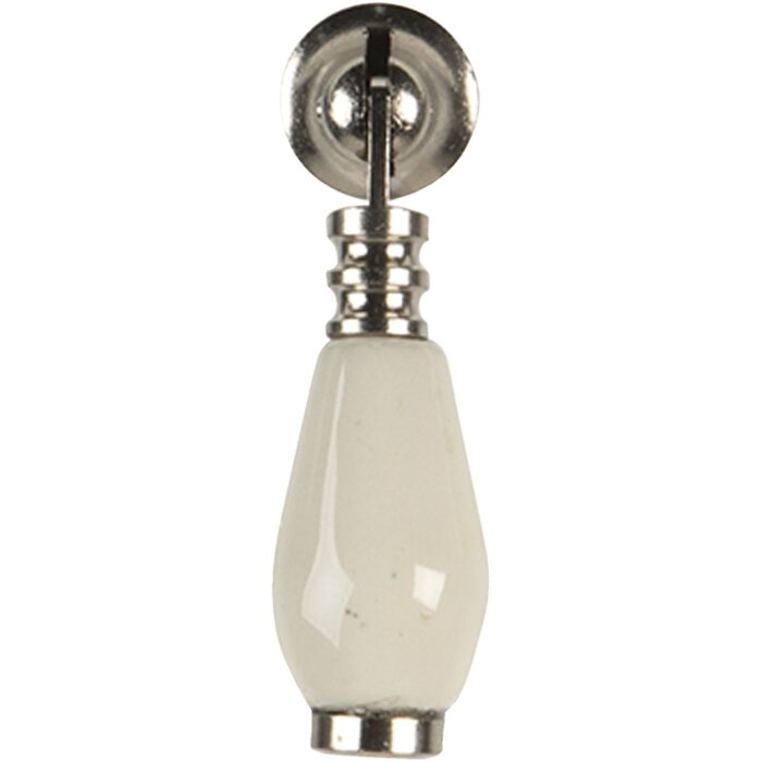 Дверная ручка бежевая 2х6 см 64771