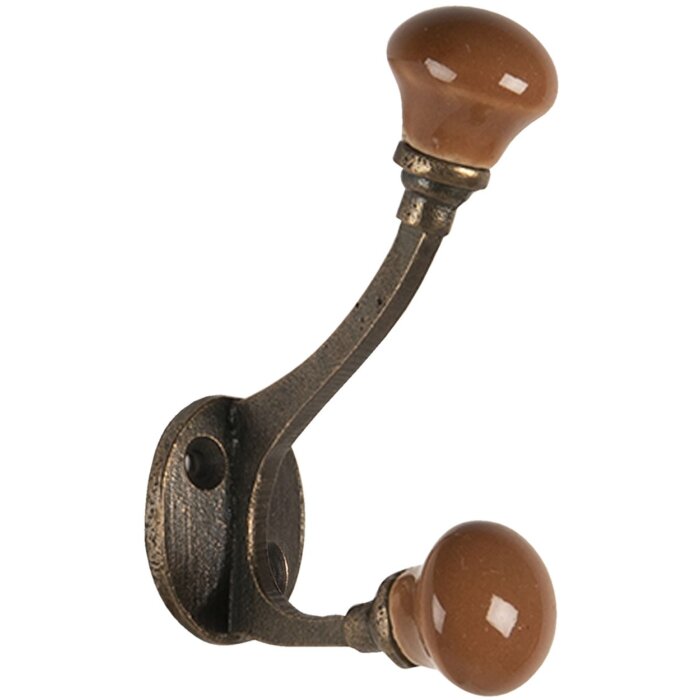 Настенный крючок коричневый 5x3x9 см 64782CH