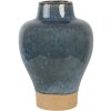 Ваза голубая Ø 21x31 см 6CE1263