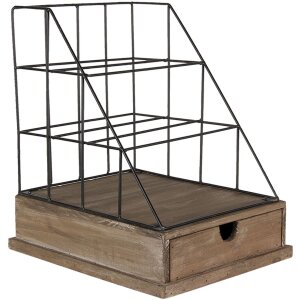 Держатель для писем с ящиком разноцветный 26x32x36 см 6H1978