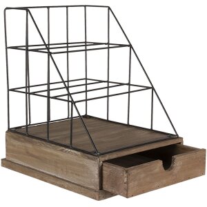 Держатель для писем с ящиком разноцветный 26x32x36 см 6H1978