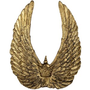 Декоративные крылья (2 шт.) серые 22x4x28 см 6PR4694