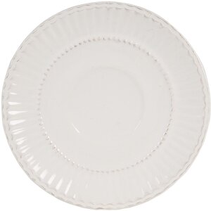 Кофейная чашка с блюдцем кремовая Ø 15x8 см - 120 мл PLKS