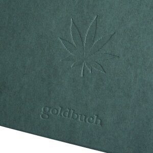 Фотоальбом Goldbuch конопляный канцелярский Midnight Green 25x25 см 60 белых страниц