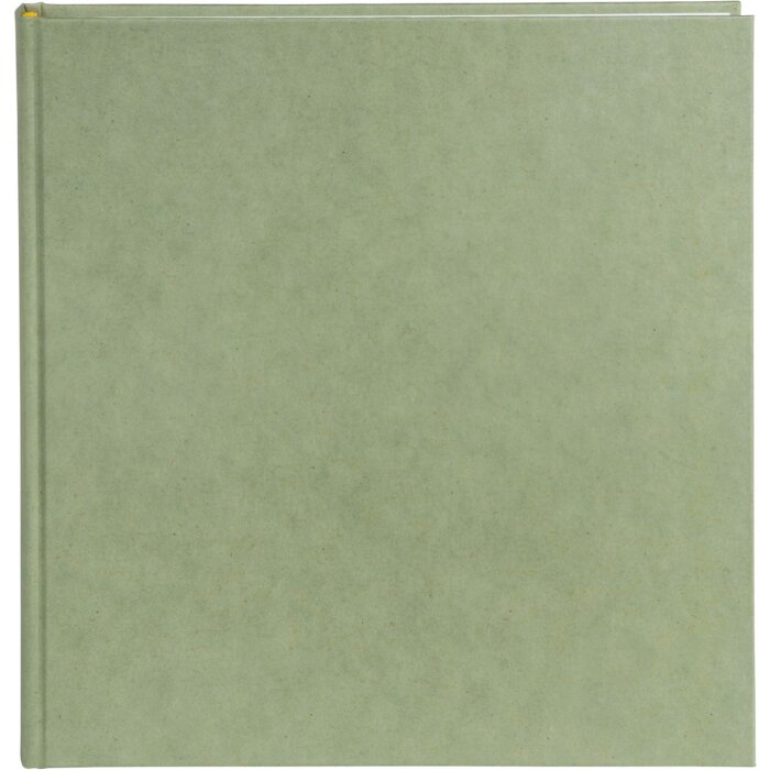 Goldbuch Fotoalbum Hanf-Papeterie Smoke Green 30x31 cm 60 weiße Seiten