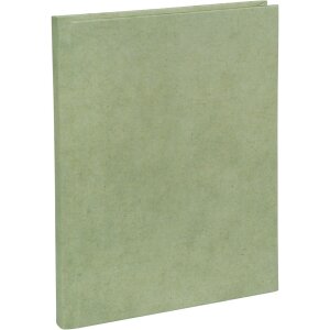 Пеньковый канцелярский блокнот Smoke Green 15x22 см