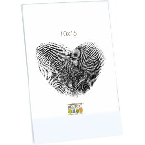 Deknudt Fotohalter S58SG weiß schwarz 10x15 Zentimeter