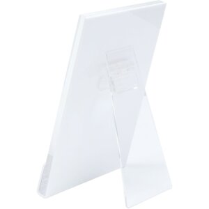 Deknudt Fotohalter S58SG weiß schwarz 10x15 Zentimeter