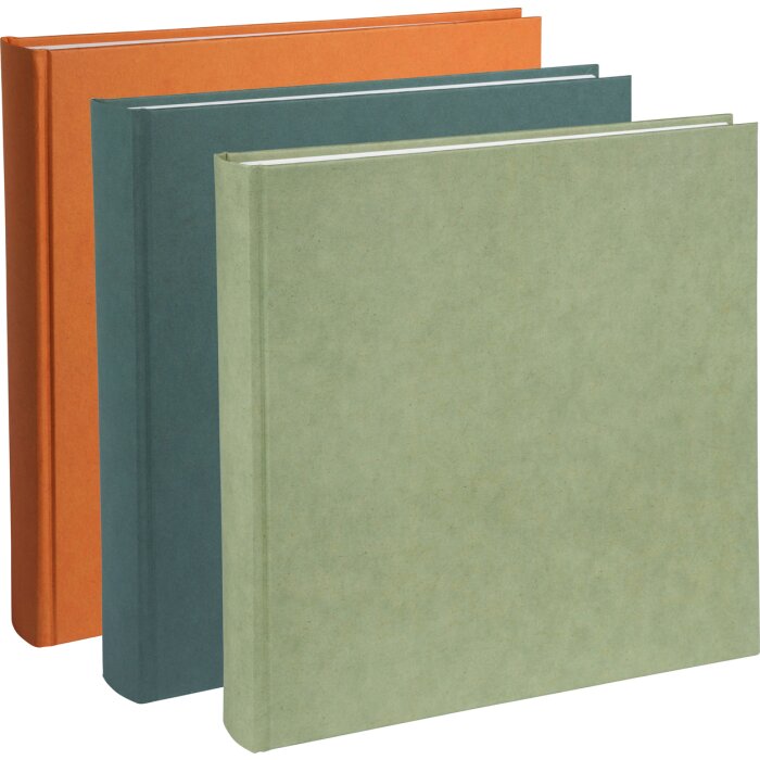 Goldbuch Fotoalbum Hanf-Papeterie 25x25 cm und 30x31 cm 60 weiße Seiten