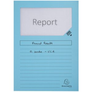 Папки с окошком EXACOMPTA 160г DIN A4 22x31см SUPER...