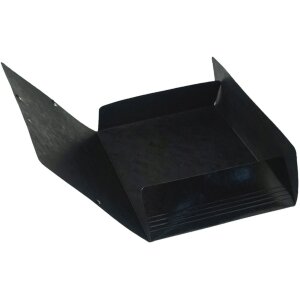 Exacompta 55821E Sammelmappe 3 Klappen Gummizug DIN A4 Maxi Capacity Schwarz