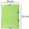 Exacompta Sammelmappe DIN A4 Iderama Anisgrün 3 Klappen Gummizug Maxi Capacity