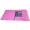 Exacompta Sammelmappe 3 Klappen Gummizug Maxi Capacity A4 Iderama Rosa