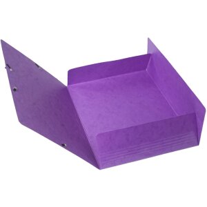 Exacompta 55826E Sammelmappe 3 Klappen Gummizug Maxi DIN A4 Iderama Violett