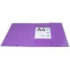 Exacompta 55826E Sammelmappe 3 Klappen Gummizug Maxi DIN A4 Iderama Violett
