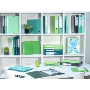 Exacompta Sammelmappe 3 Klappen Gummizug Maxi Capacity A4 Iderama Dunkelgrün