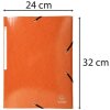 Exacompta Sammelmappe 3 Klappen Gummizug Maxi Capacity A4 Iderama Orange
