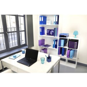 Exacompta Sammelmappe PP 500µ 3 Klappen Gummizug Iderama A4 Hellblau