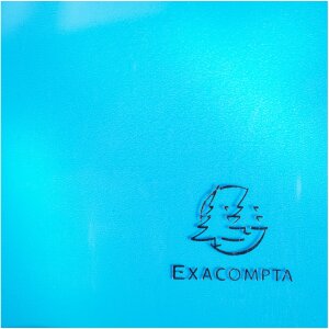 Exacompta Sammelmappe PP 500µ 3 Klappen Gummizug Iderama A4 Hellblau