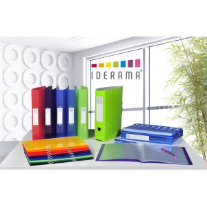 Exacompta Sammelmappe PP 500µ 3 Klappen Gummizug Iderama A4 Hellblau