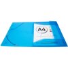 Exacompta Sammelmappe PP 500µ 3 Klappen Gummizug Iderama A4 Hellblau