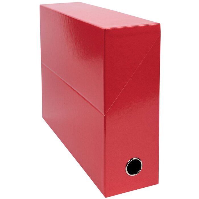 Exacompta Transferbox Karton Rücken 90mm 25x33cm für DIN A4 Iderama Rot