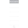 Exacompta Rückenschilder 80 mm Weiß 185x56 mm 10 Stück Packung