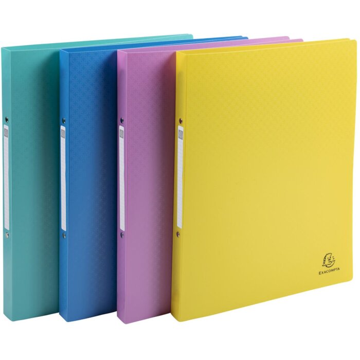 Exacompta 54190E Ringbuch A4 Polypropylen 2 Ringe 15 mm Forever Young sortiert