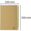 Exacompta Ordnungsmappe 31 Fächer 1-31 DIN A4 Kraft braun