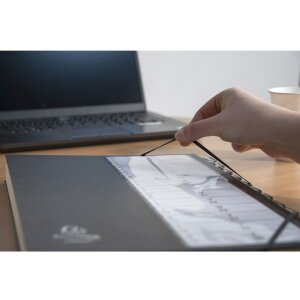 Exacompta Ordnungsmappe Gummizug Harmonika-Rücken 26...