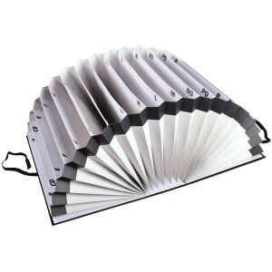 Exacompta 61550B Папка A-Z 20 отделений черная DIN A4...