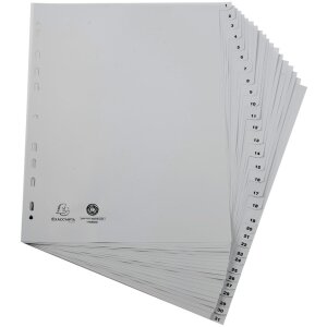 Exacompta register A4+ переработанный полипропилен серый...
