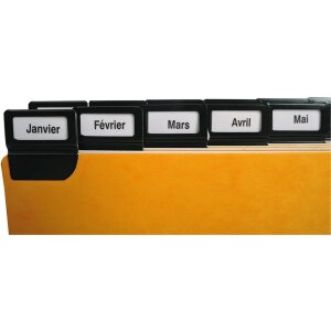 Exacompta 13752E 24 разделителя оконных вкладок металлические 105x148 мм алфавитные